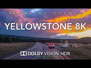 Driving Yellowstone in 8K HDR Dolby Vision - Bozeman Montana to Yellowstone National Park