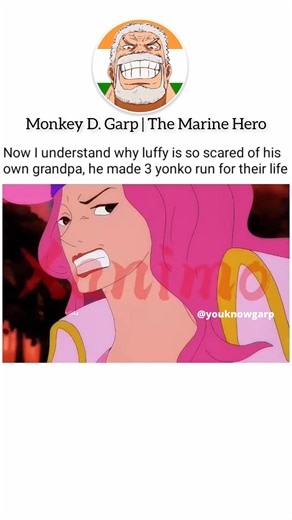 💀 Now I get why Luffy’s terrified of his own grandpa… This man Garp made three Yonkos run for their lives without even breaking a sweat. 🥶 He’s not just the Hero of the Marines — he’s a force of nature. ⚓🔥 #onepiece #garp #luffy #yonko #marinehero #zoro #nami #nicorobin #franky #usopp #roronoazoro #sanji #manga #fyp #animecommunity #AnimeCommunityUSA #AnimeFansInUSA #youknowgarp | Samarth Tripathi Monkey D. Garp Onepiece