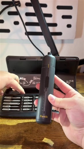 Tired of fumbling with tiny screws on furniture or gadgets? The Fanttik S2 Pro cordless electric screwdriver crushes that with 7 torque modes up to 6N·m, 20 magnetic bits, and a 90° adapter for tight spots—USB-C rechargeable and LED light. #fanttik #s2pro #cordlesselectricscrewdriver #homediy #diyproject