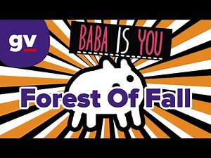 Baba Is You - Level Fall 7 - Ghost Friend (Solution, After patch)