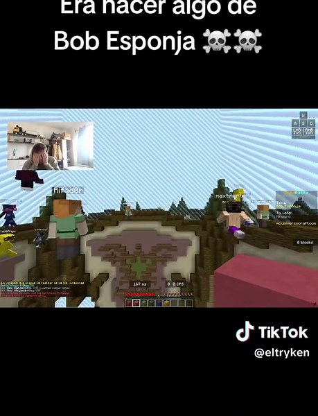 Batalla de Construcción de Bob Esponja en Minecraft