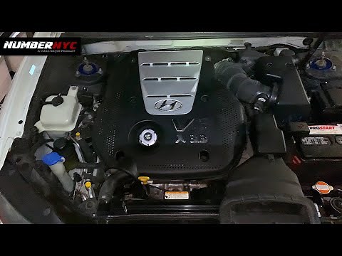 How to Remove Replace Front Valve Cover Gasket & Spark Plugs Sonata 2006 - 2010 V6 3.3 Engine PART 1