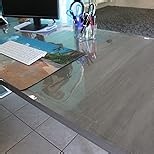 Deep Dream 2mm Thick Clear Table Cover Protector 36 x 60 Inch, Plastic Table Cover Rectangle, PVC Clear Table Protector, Desk Protector Mat for Dining Room Table