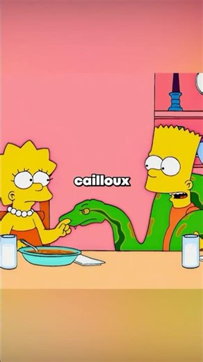 Bart et son nouveau Python 😲🐍 #dessinanimé #simpsons #lessimpson