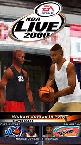 NBA Live 2000 Michael Jordan vs Tim Duncan | Shady00018