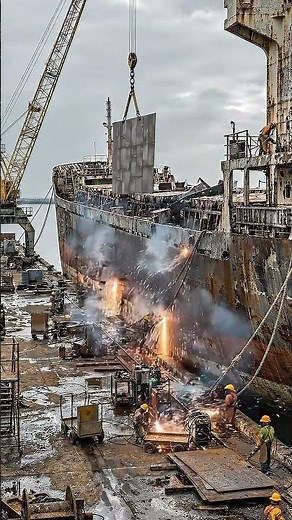 I Restored a Rusty Abandoned Ship 😱 From Scrap to Massive Vessel
