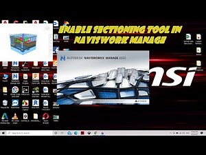 Enable Sectioning Tool In Naviswork Manage