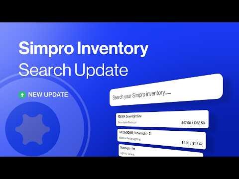 Simpro Catalogue & Pre-Build Search Improvement | Groundplan Feature Update