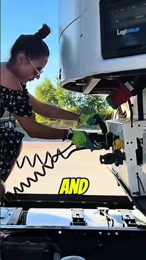 How to Connect Reefer Trailer Cables | #shorts #shortvideos