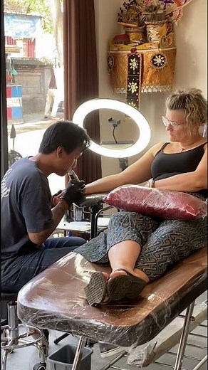 Dragonfly Tattoo in Ubud