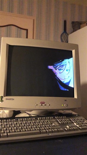 J’voulais juste tester si ça rendais bien sur le crt 👍#crt #fyp #techtok