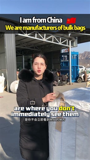 we are manufactures of bulks bags