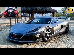 Rimac Concept Two - Forza Horizon 5 | Logitech G923 Steering Wheel Gameplay [4K]