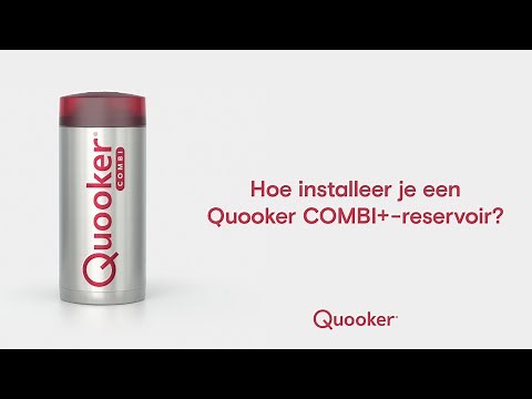 Installing a Quooker COMBI+ reservoir