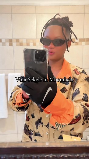 Selfie Moments in Mbombele Bathroom