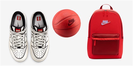 New LEGO x Nike gear debuts today: Epic new LEGO Dunk Lows, building sets, basketball, bag, more