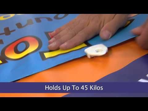 Hang a Banner using Clips, Quick Banner Hanging & Replace Banner Eyelets