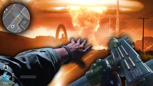 Call of Duty Modern Warfare nuke gameplay w/ Uzi & specialist streaks (Modern Warfare tactical nuke)
