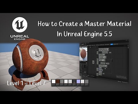 How to Create a Master Material in Unreal Engine 5.5 | Full 7 Level Breakdown |