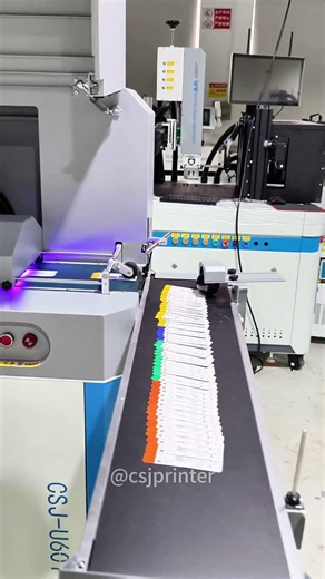 Clothing hanging tags printing machine，high speed variable data printer