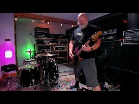 Warmoth Telecaster with Lace Drop n Gain pickups playing some heavy riffs through my Ampeg SS-150.