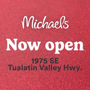 Good news, Hillsboro —our NEW location at 1975 SE Tualatin Valley Hwy is OPEN 🎉 Now you can do less driving and more DIYing. See ya soon! | Michaels Stores