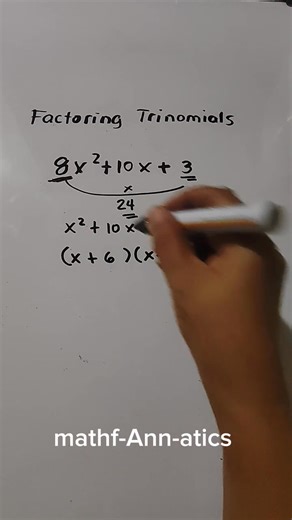 Not a trick.✌️ Fast and easy way of factoring trinomials. #learning #basic #easy #trinomials #maths #factoring | Math Fannatics