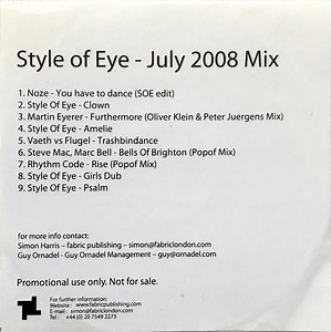 Style Of Eye - July 2008 Mix