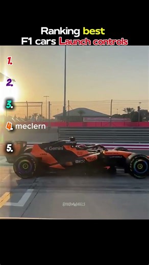Ranking best f1 cars Launch controls #f1 #motorsport #formula1