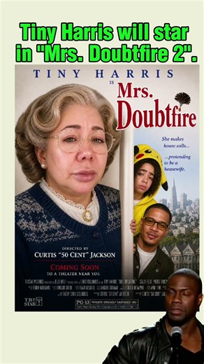 Tiny Harris will star in "Mrs. Doubtfire 2".#tinyharris #50cent #funny #tubi