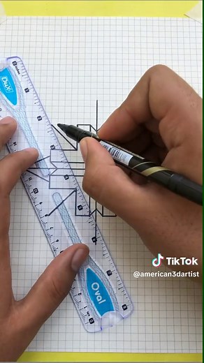 Easy 3D Drawing Tutorial Part 270