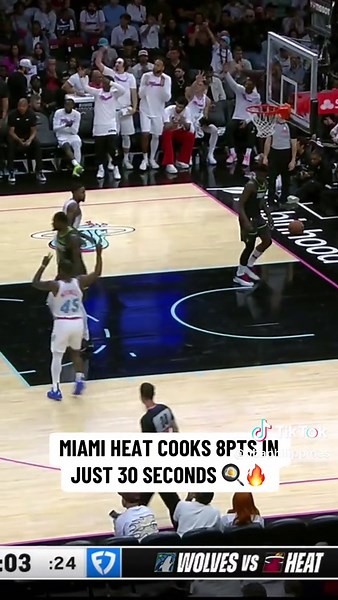 Miami Heat Score 8 Points in a Flash - NBA Highlights