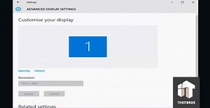 Resolution Greyed Out Windows 10