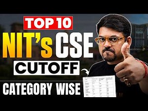 Top 10 NIT CSE Cutoff Category Wise😱 | JEE 2026 Marks Vs Colleges | Harsh sir