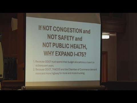 Residents speak out against I-475 expansion project