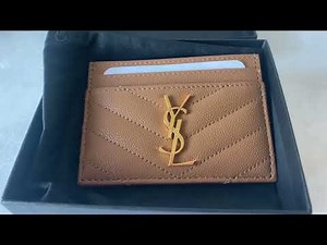Quality issues with the Saint Laurent Ysl Card Holder Review
