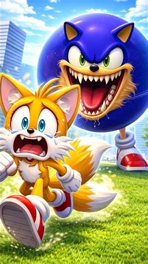 I THINK TAILS ISN'T VERY STRONG! 🤣😭
