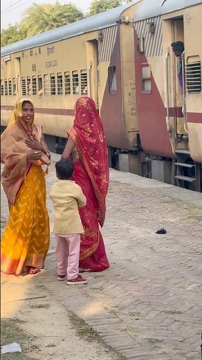 After getting married, go to the next part by train #train #railway #indianrailways
