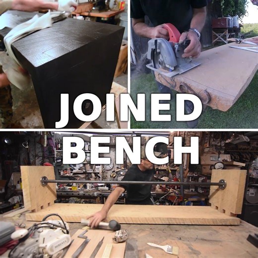 Massive Dovetail-Joined Bench!!!