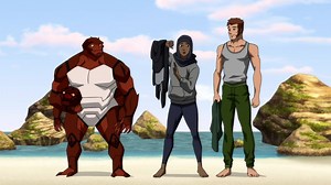 A form-fitted suit comes with a superhero title. | Young Justice DC