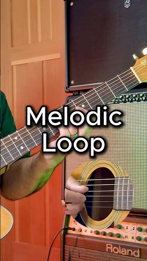 Melodic Loop: Am → E/G♯ → F/A → G/B - Guitar Chord Progression #Shorts