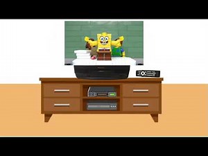 Lego SpongeBob: Rewritten Intro but it’s on Christian’s CRT TV