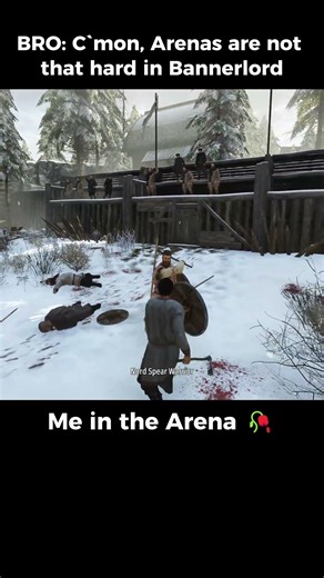 BRO: Arenas are not that hard in Bannerlord, subscribe for a free fief #mountandblade #gaming
