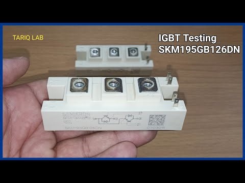 How to test IGBT | SKM195GB126DN