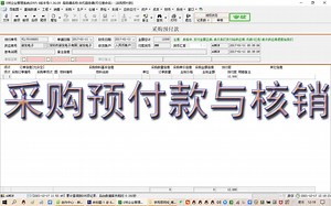 采购预付款与核销__ERP视频教程学_MRP_进销存_生产管理_免费下载E树ERP软件系统
