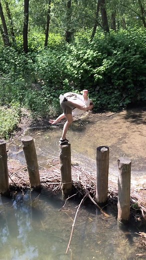 431K views · 1K reactions | Definition of a close call Full video on YouTube Link in bio! @fredo_baschant #parkour #parkourlife #parkour4life #pk #pkfr #freerun #freerunning #extreme #extremesports #fullsend #sendit #waterjump #waterchallenge #closecall | Roofless TV | Facebook