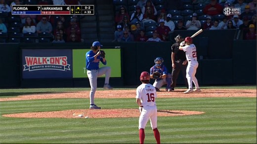 WHRITENOUR SLAMS THE DOOR 🔥🔥Gators take the series in Fayetteville. What a difference a week can make in baseball