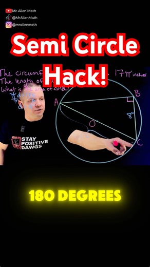 The Semicircle Secret #geometry #mathproof #circle
