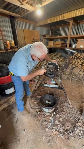 Precision matters at every step. Duane is threading conduit using a pipe threading machine. Clean threads mean tight fits, safe installs, and work that lasts. Quality work starts with doing the details right.  936.569.8444 Otis Shinn Electric Co. ⚡ | Otis Shinn Electric Co. | Facebook
