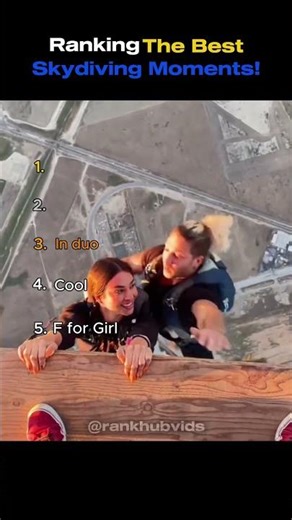 Ranking The Best Skydiving Moments 🪂